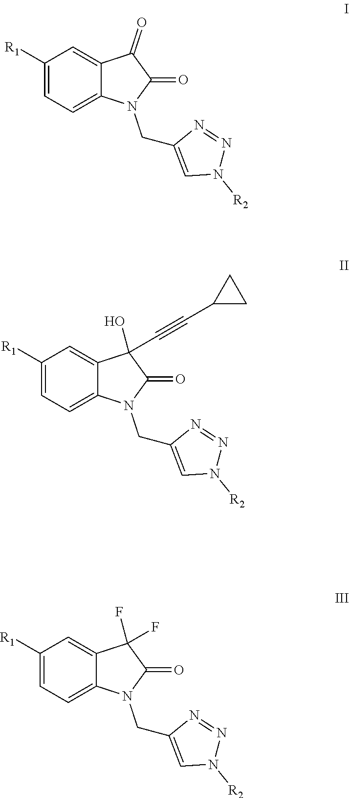 Isatin-derived compounds, use of the compounds for the treatment of AIDS and method of treatment using these compounds