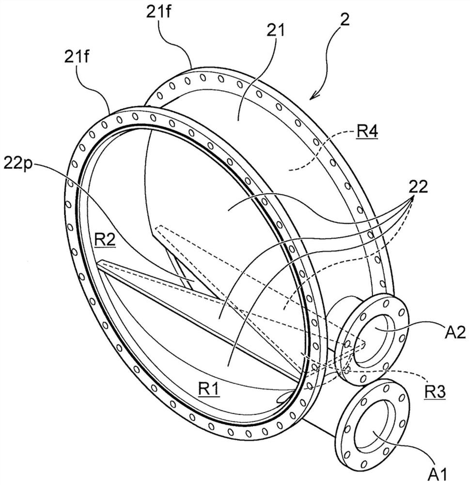 Connecting device for heat exchanger