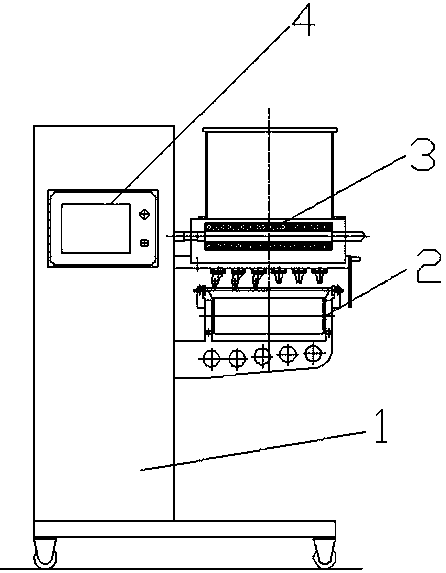 Western-style cake and pastry processing machine