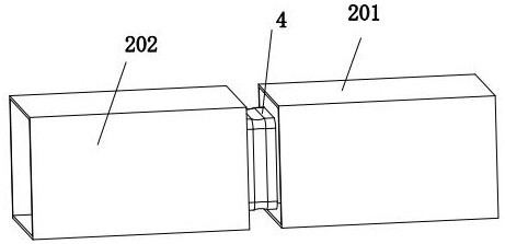 Butt welding auxiliary device for single-side welding and double-side forming of small-size rectangular pipe and construction method