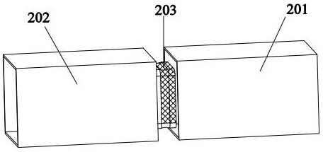 Butt welding auxiliary device for single-side welding and double-side forming of small-size rectangular pipe and construction method