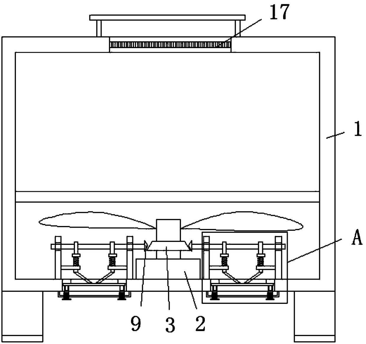 Power distribution cabinet with heat dissipation function