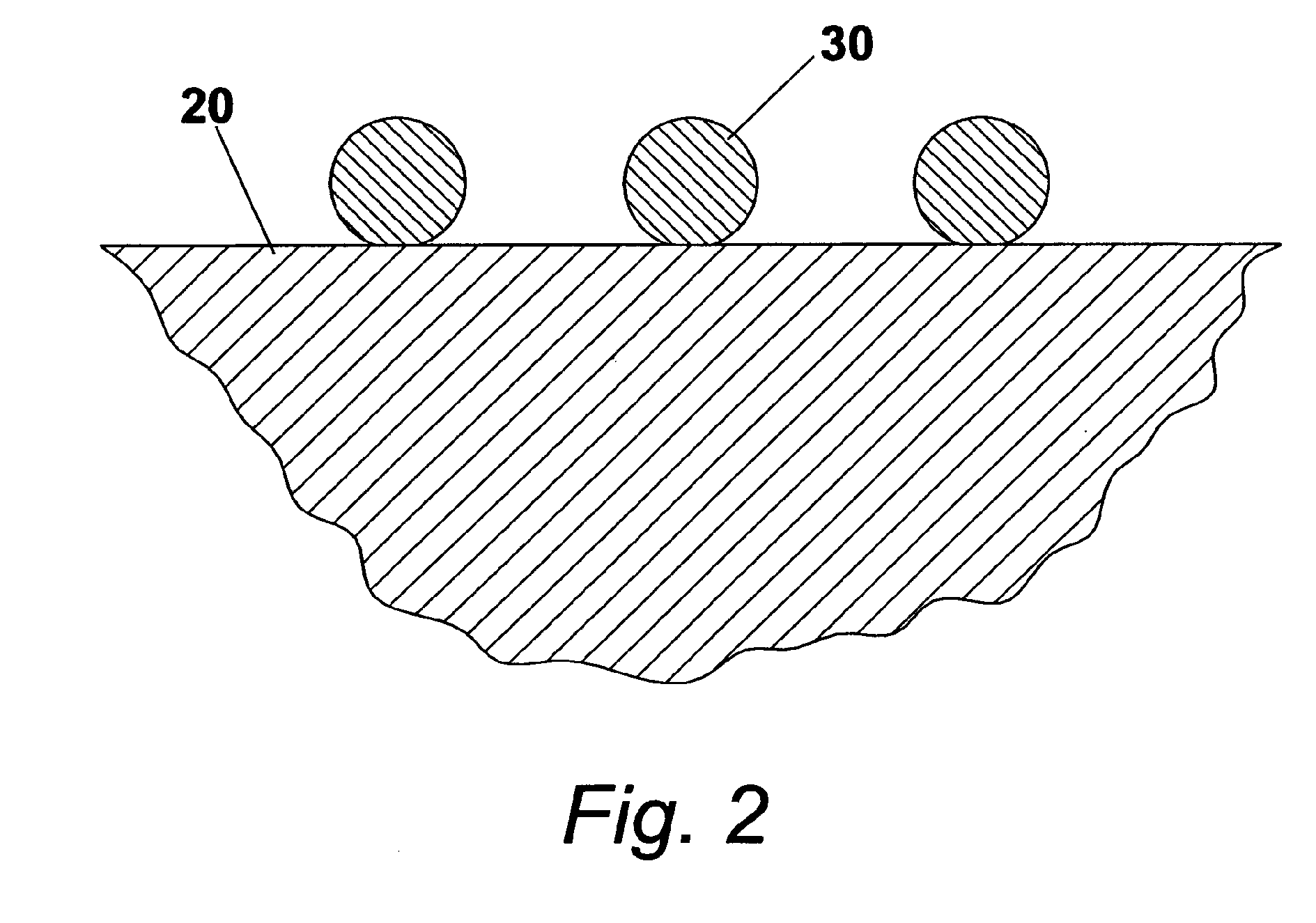 Continuous or discrete metallization layer on a ceramic substrate