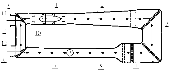 Reflux closed-circuit and open-circuit dual-purpose wind tunnel