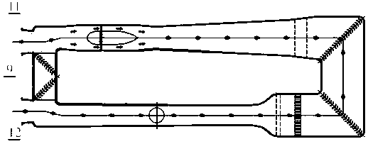 Reflux closed-circuit and open-circuit dual-purpose wind tunnel