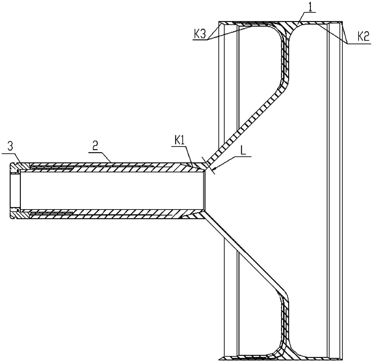 Integrated dual-pulse solid engine soft interlayer