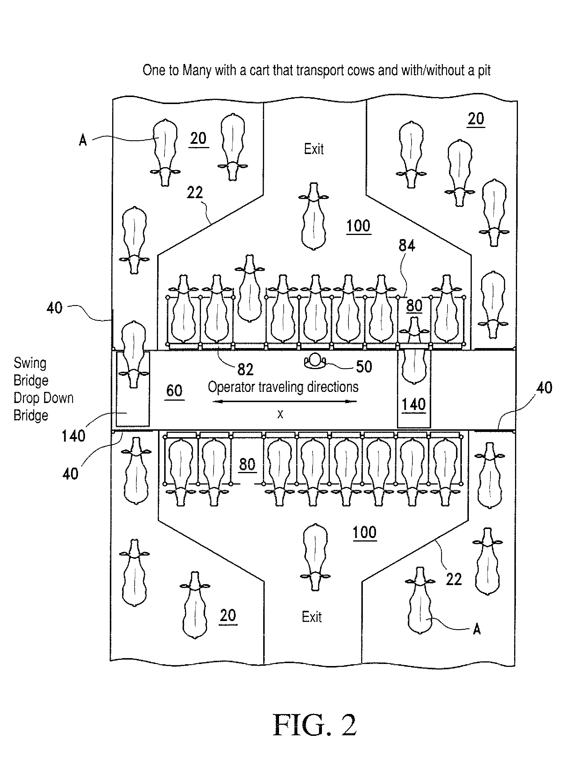 Milking Parlor for the Forward Straight Line Animal Ambulation and Individual Presentation of an Animal to be Milked in a Milking Stall Located Intermediate a Holding Area and a Release Area