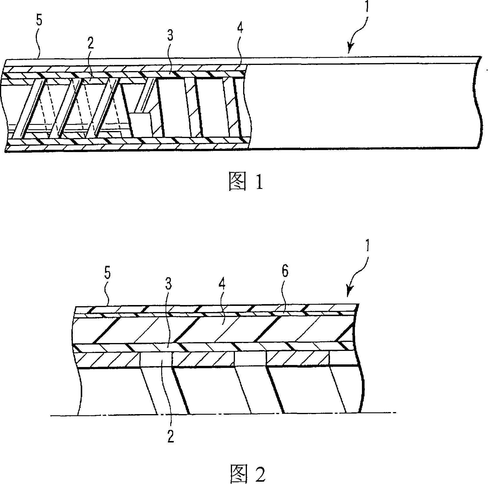 Flexible tube for endoscope