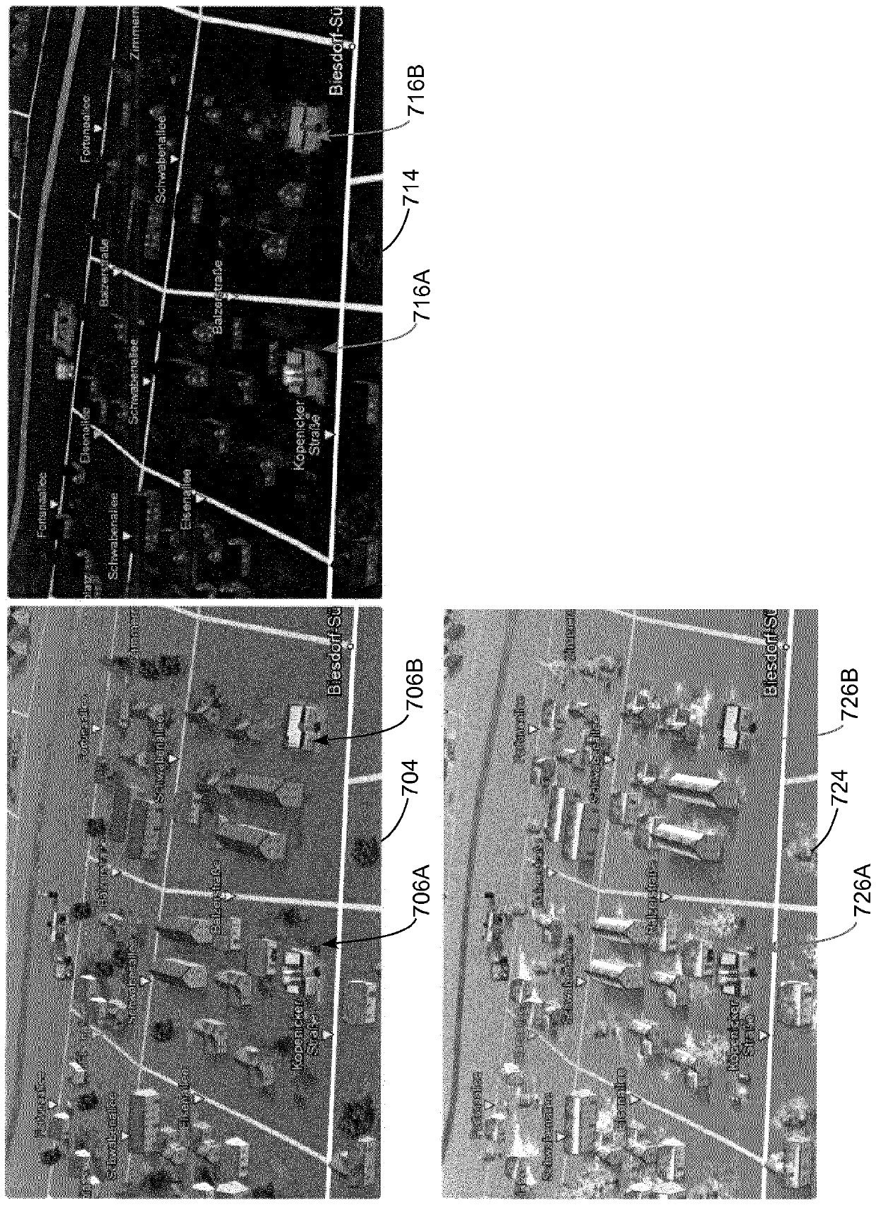 System and method for procedurally generated building graphics within a street network of a three-dimensional virtual environment