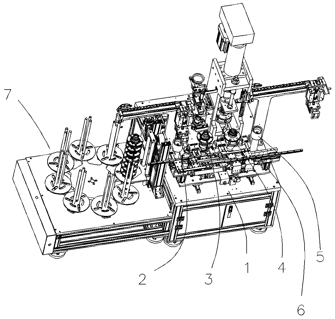 Bolt pressing fit machine