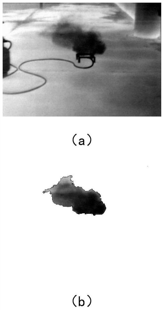 VOCs gas leakage detection method and system based on optical gas imaging