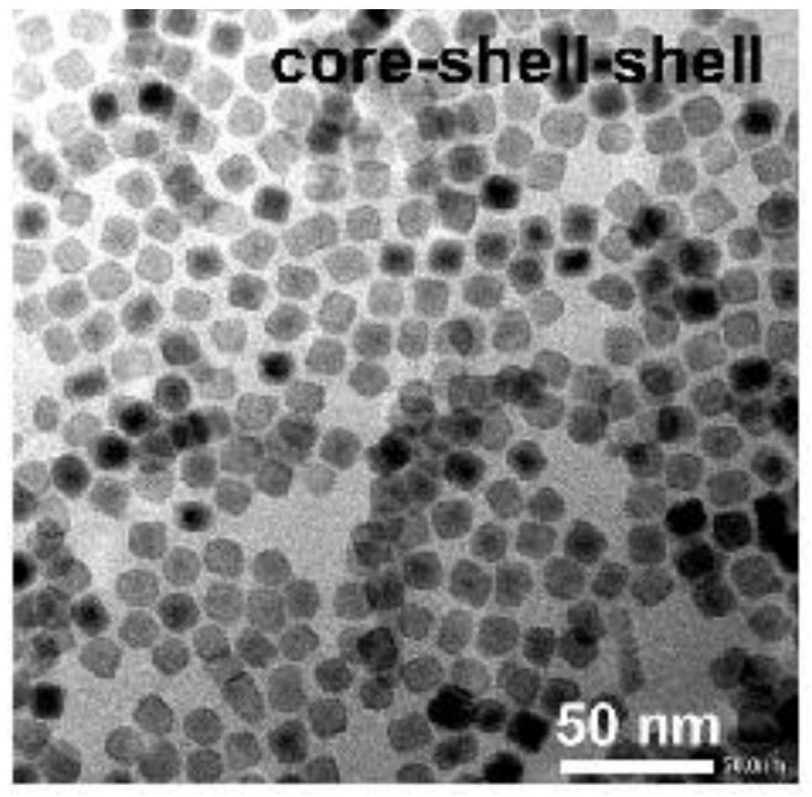 Non-contact ultra-low temperature sensing up-conversion nanoprobe and preparation method and application of non-contact ultra-low temperature sensing up-conversion nanoprobe