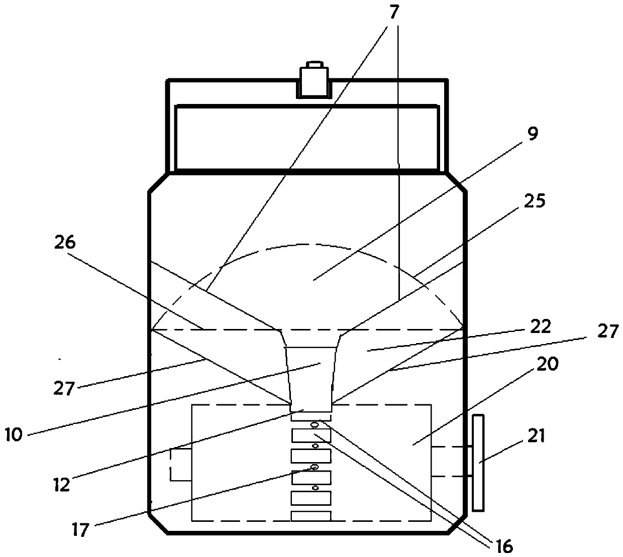 Quantitative medicine bottle