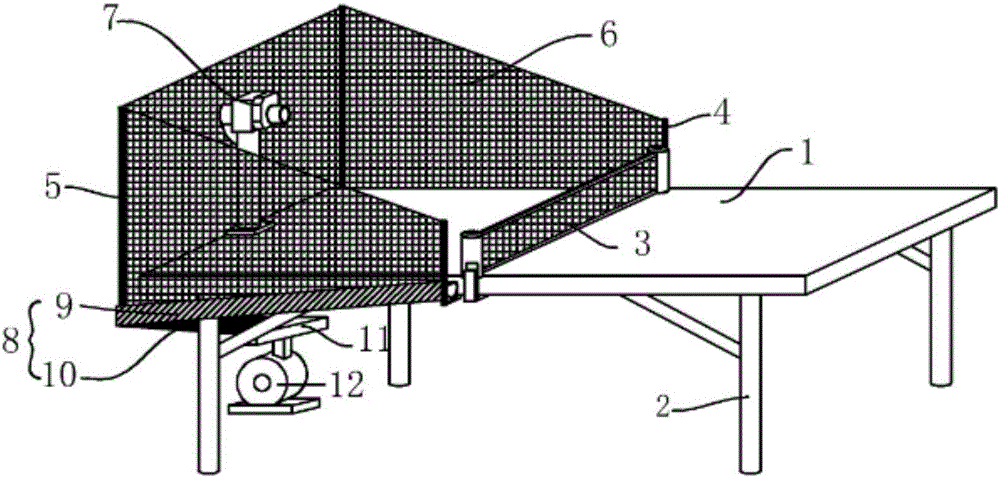 Table tennis exercise equipment