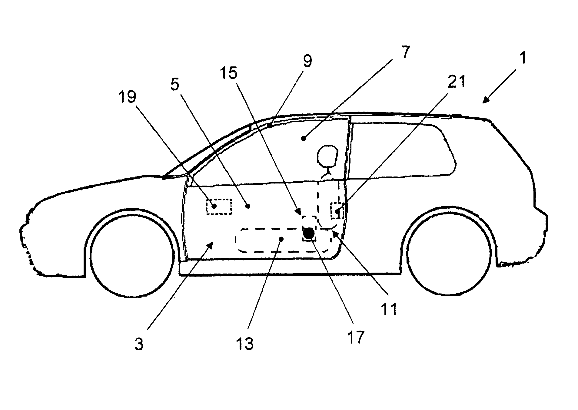 Method for lowering a window pane