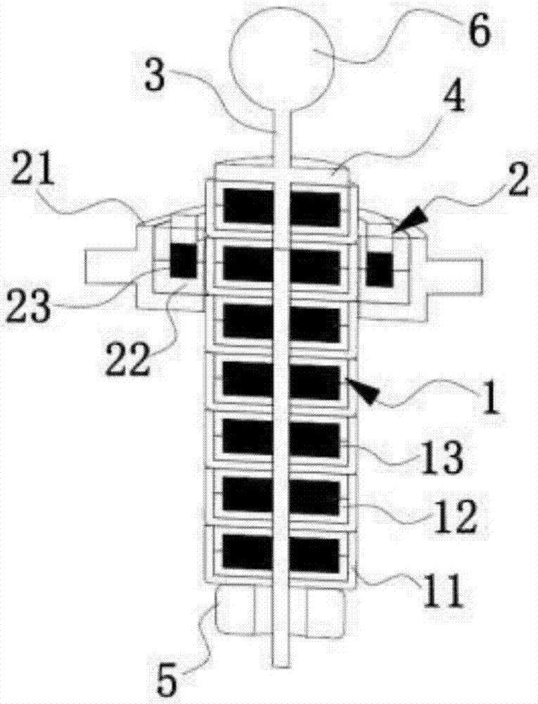 Damping device, instrument mounting table capable of damping and adjusting viewing angle and instrument