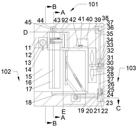 Dustproof equipment capable of protecting LED screen