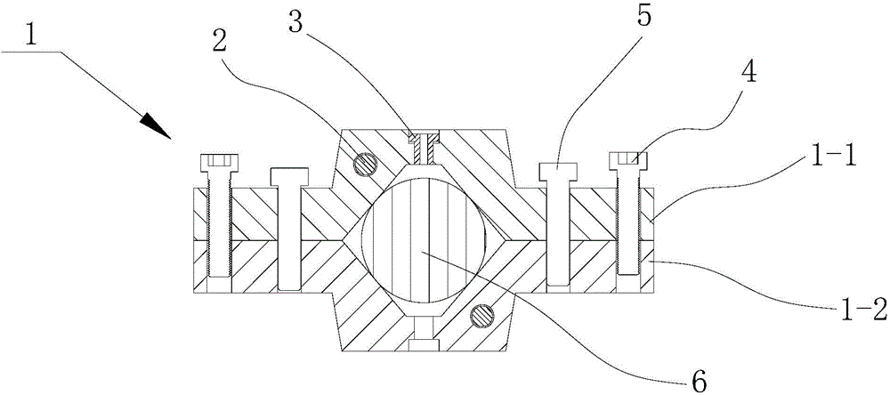 Rapid clamping and drilling mould for machining of side hole of round steel