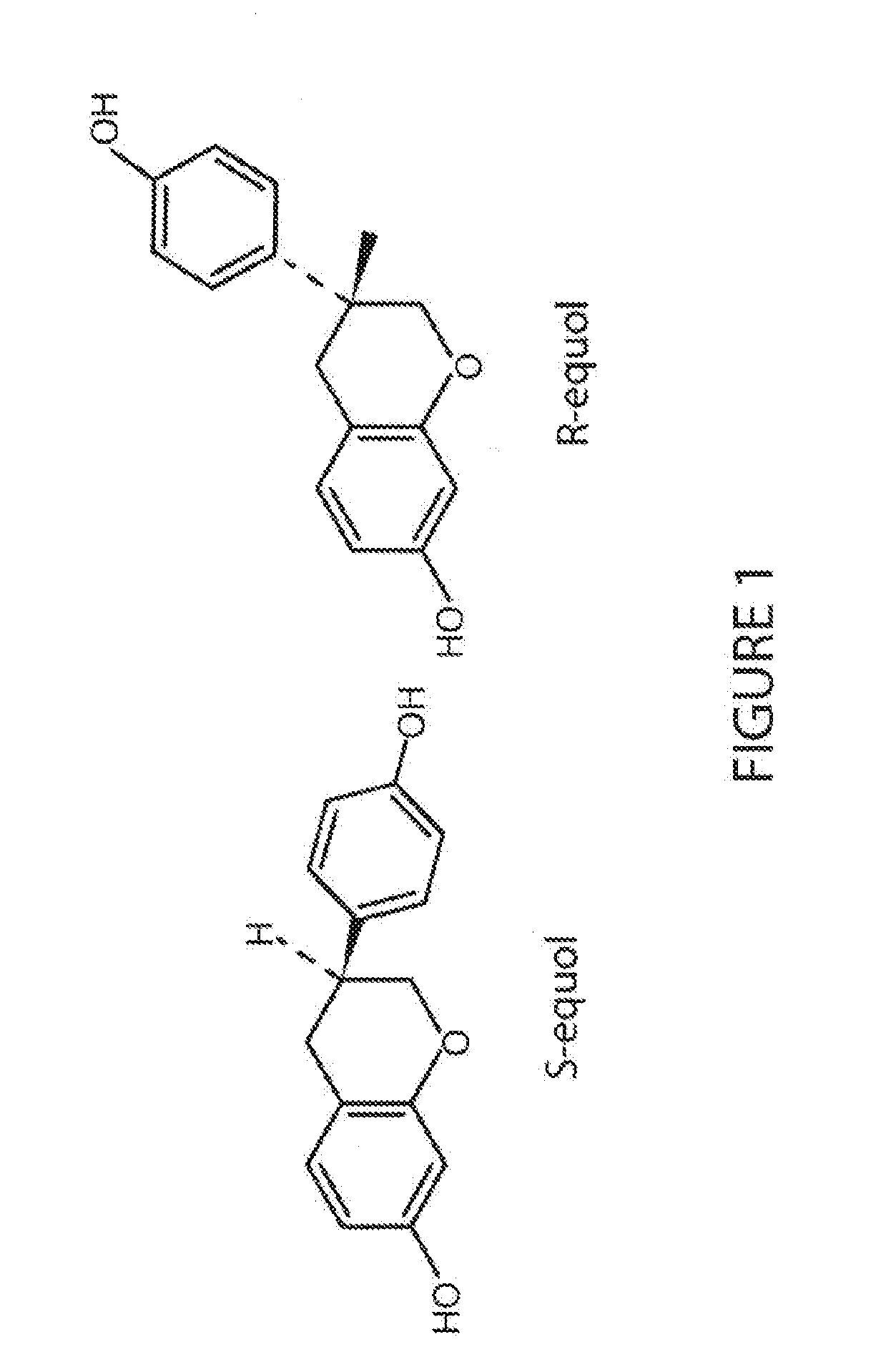 Use of equol for treating androgen mediated diseases