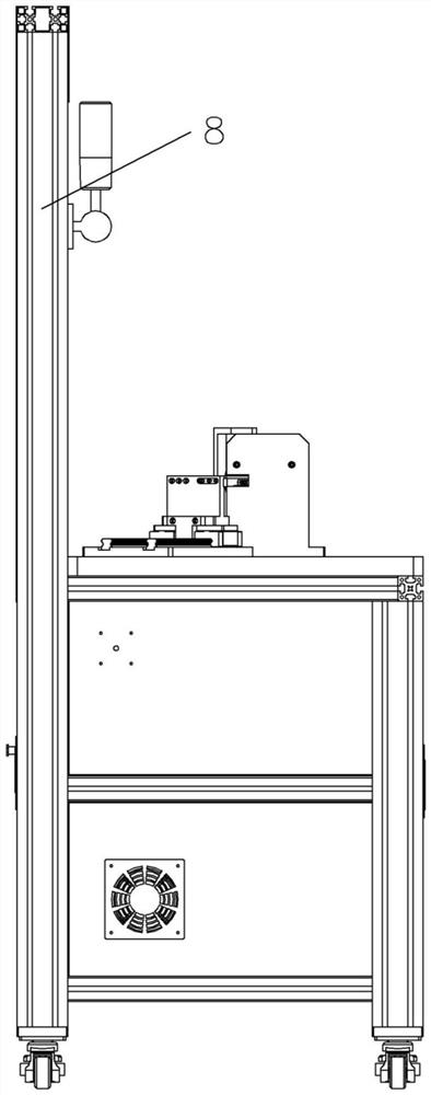 Cone wall thickness and wall thickness difference automatic detection device and detection method thereof