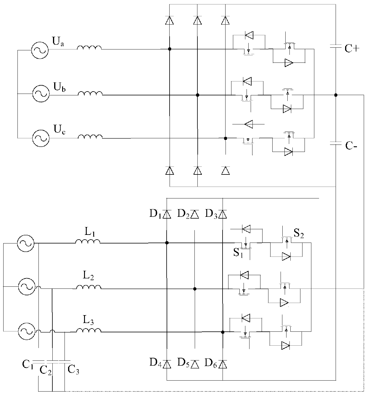 Multi-circuit floating voltage suppression method and system