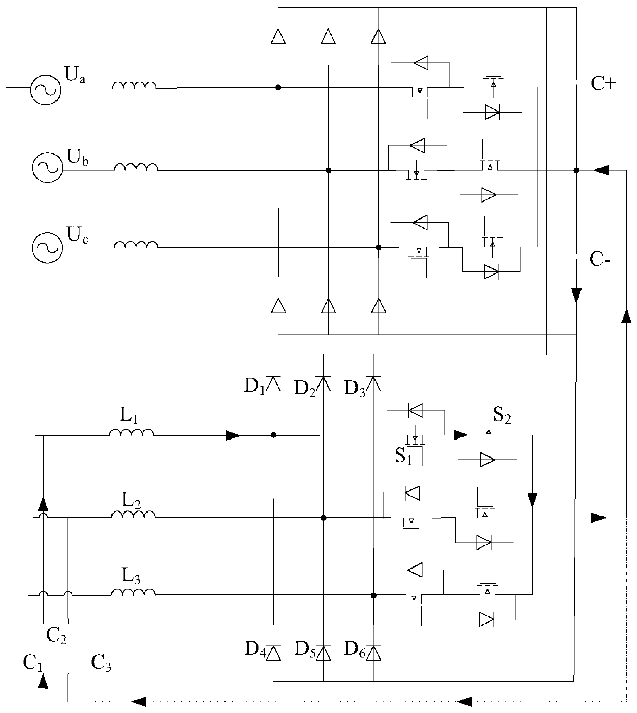 Multi-circuit floating voltage suppression method and system