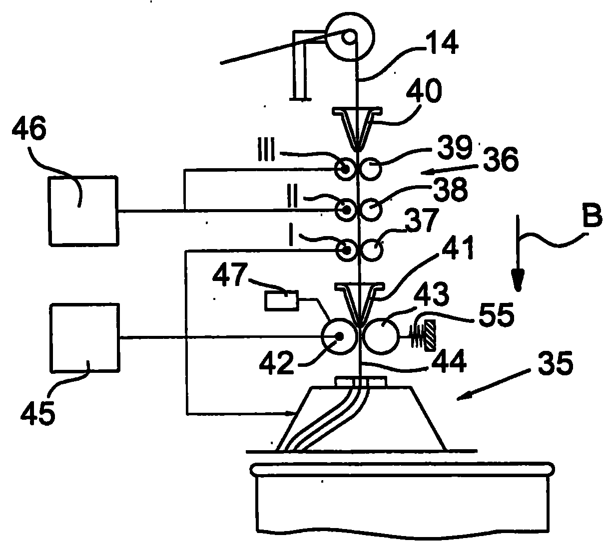 Equipment used on spinning room preparation machines