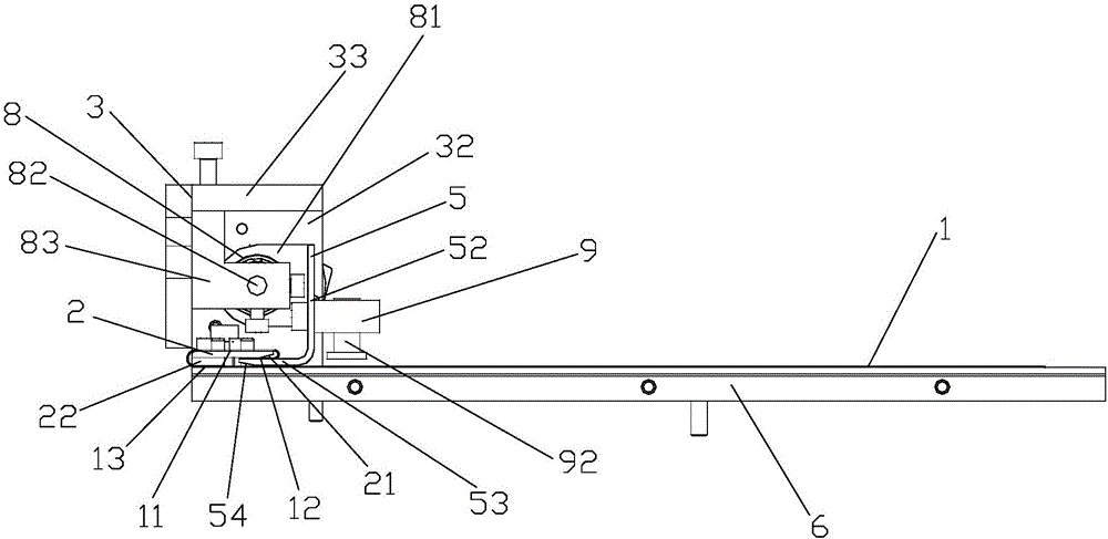 Cloth edgefold mechanism and edgefold method