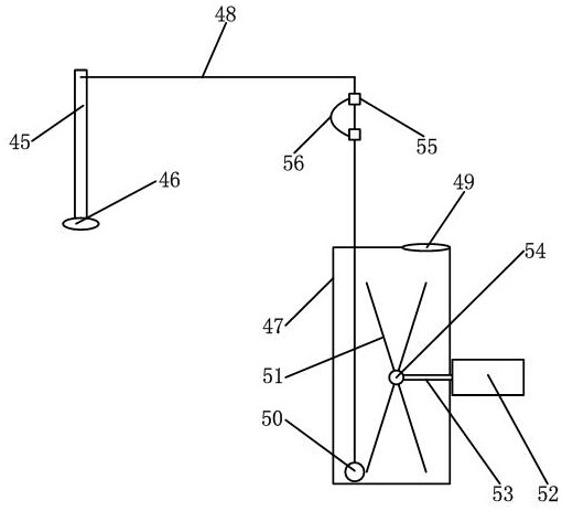 Low-elasticity polyester yarn acid-alkali-resistant treatment device for textile fabrics