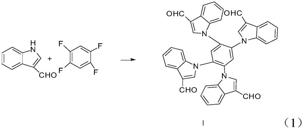 A fluorescent probe for detecting heavy metal ions in industrial wastewater and its preparation method