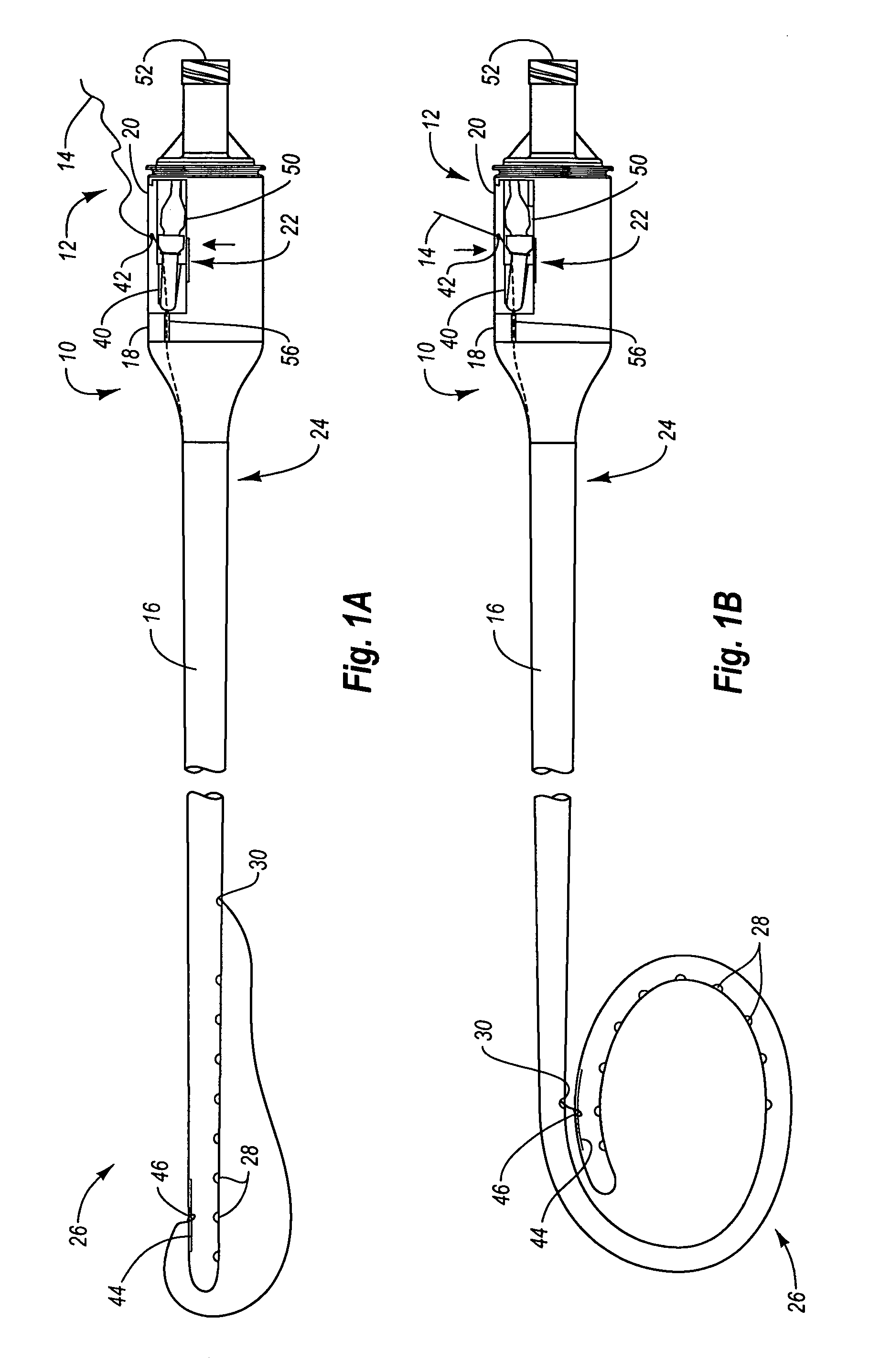 Drainage catheter with locking hub