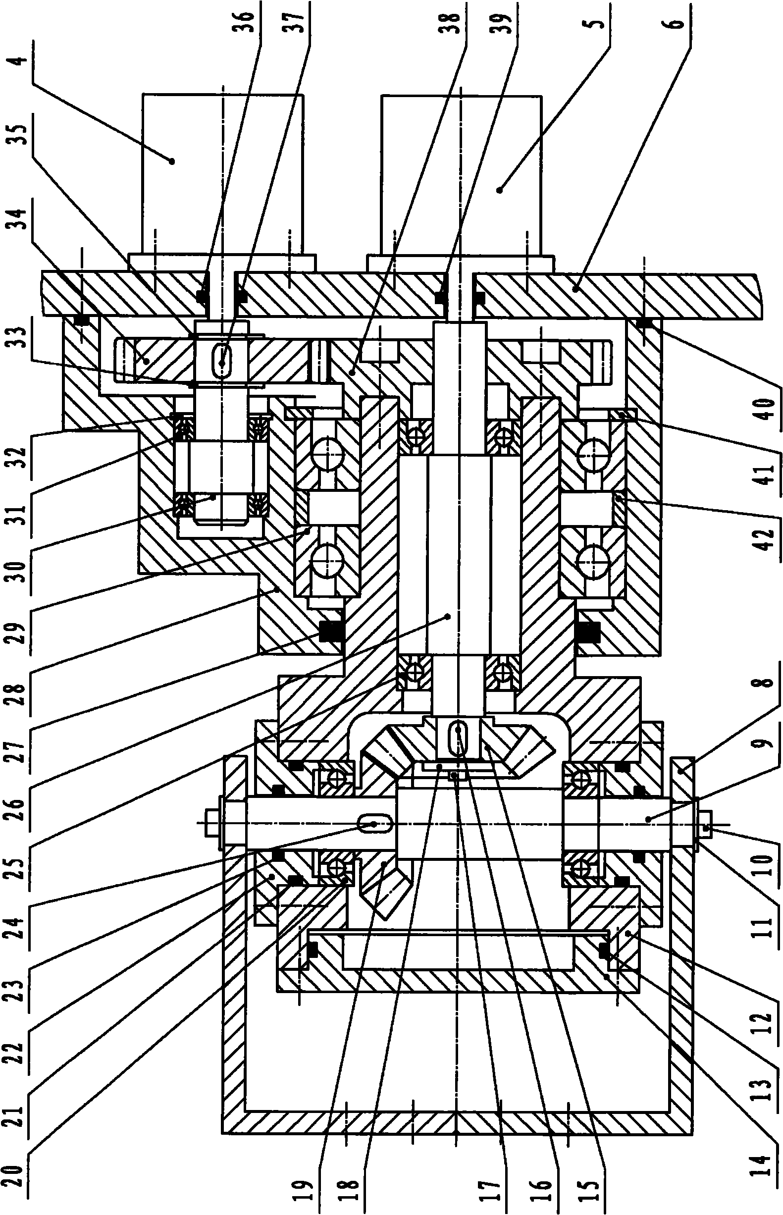 Small oil-filled full-scale deflection vector propeller thruster