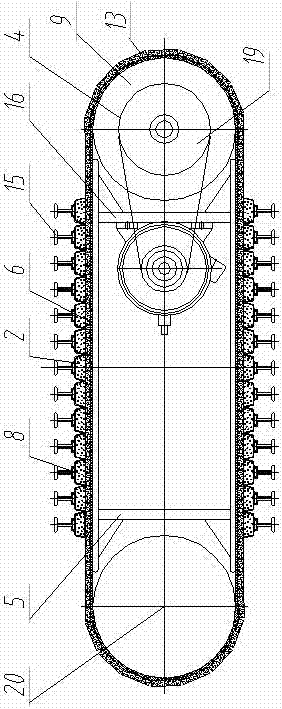 Belt type separated flow rice mill and rice milling method