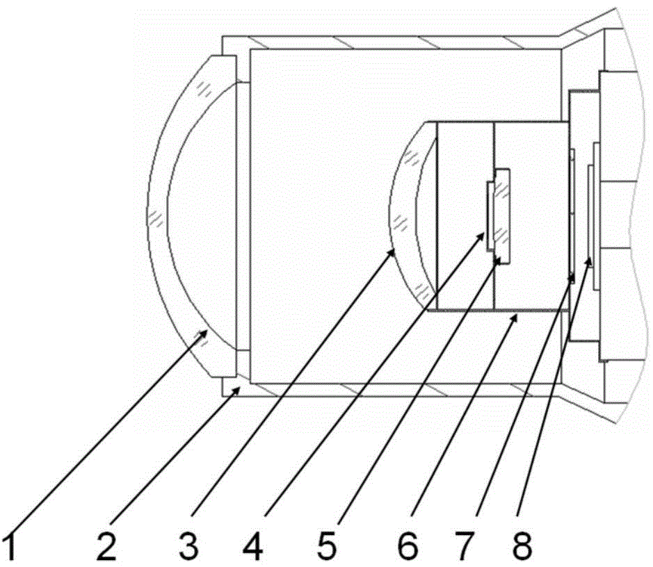 Infrared focal plane detector component