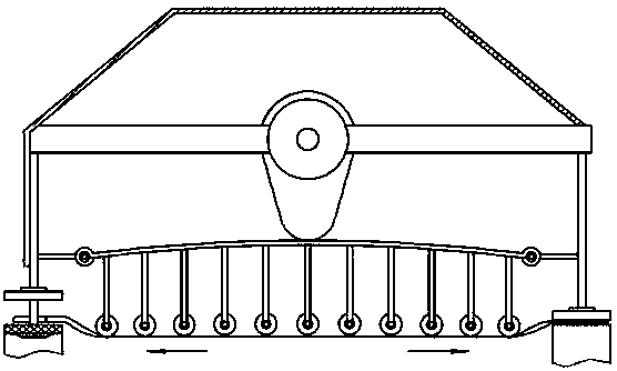 Stretching and pushing massage treatment apparatus for rheumatic diseases