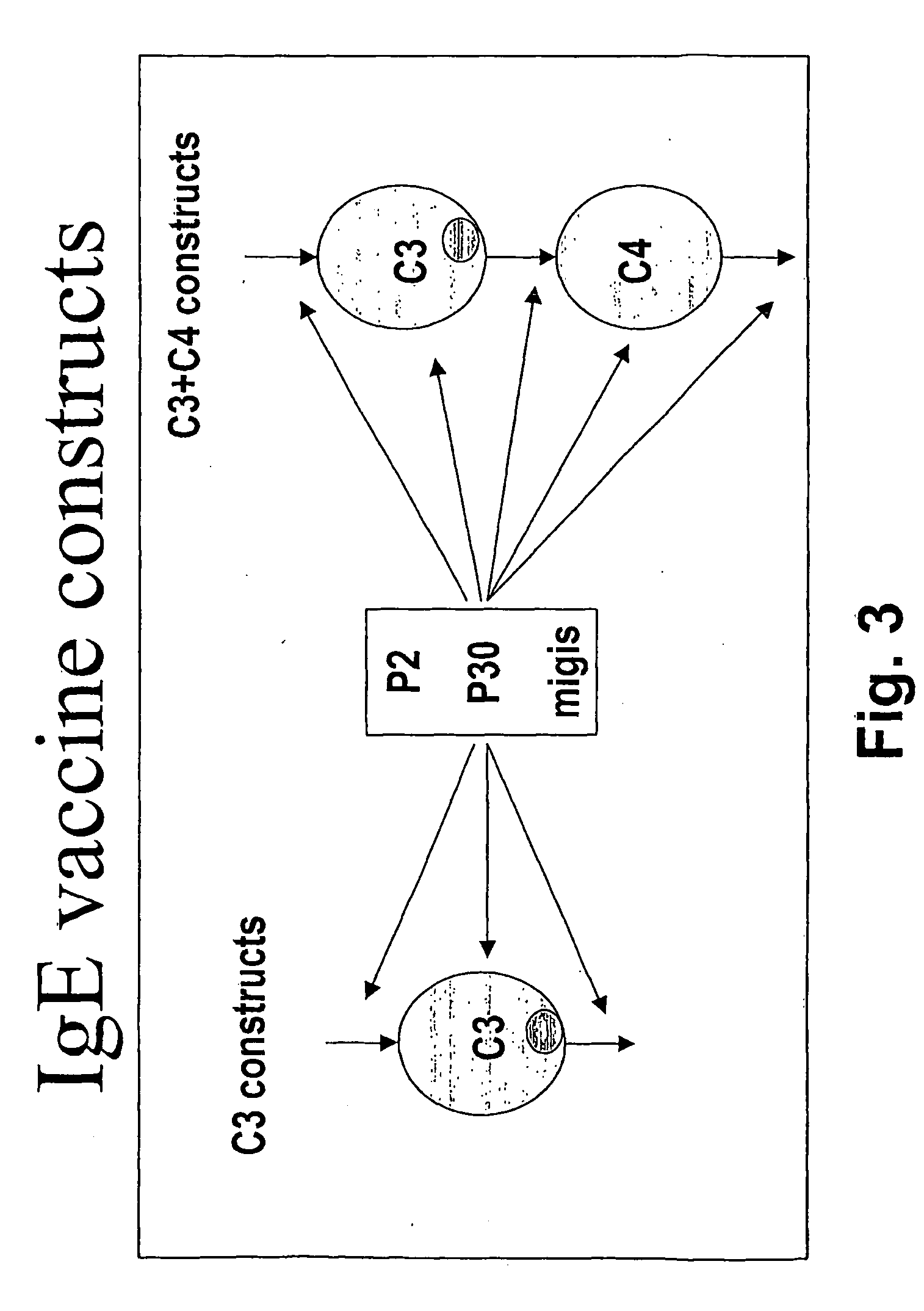 Method for down-regulating ige