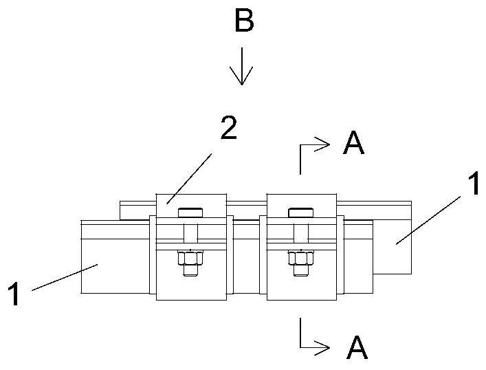 Collar of retractable arches and retractable arches