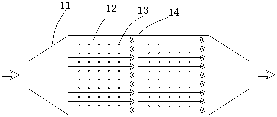 Flue gas treatment system based on chemical aggregation and electric precipitation