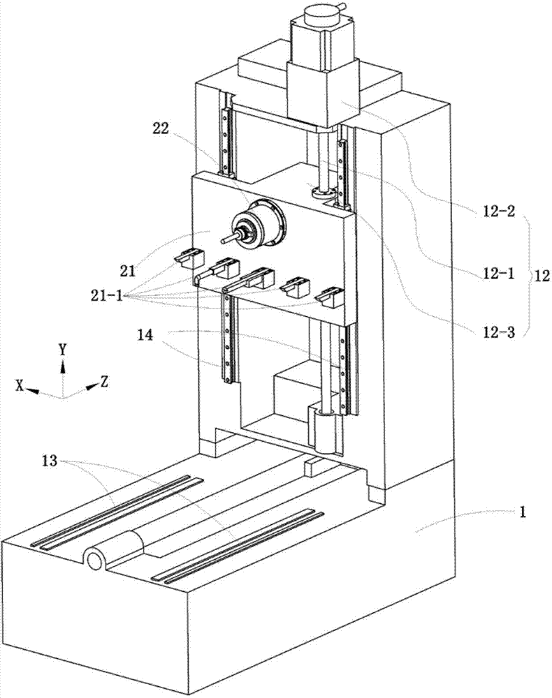 Turning, milling and drilling comprehensive numerical control equipment