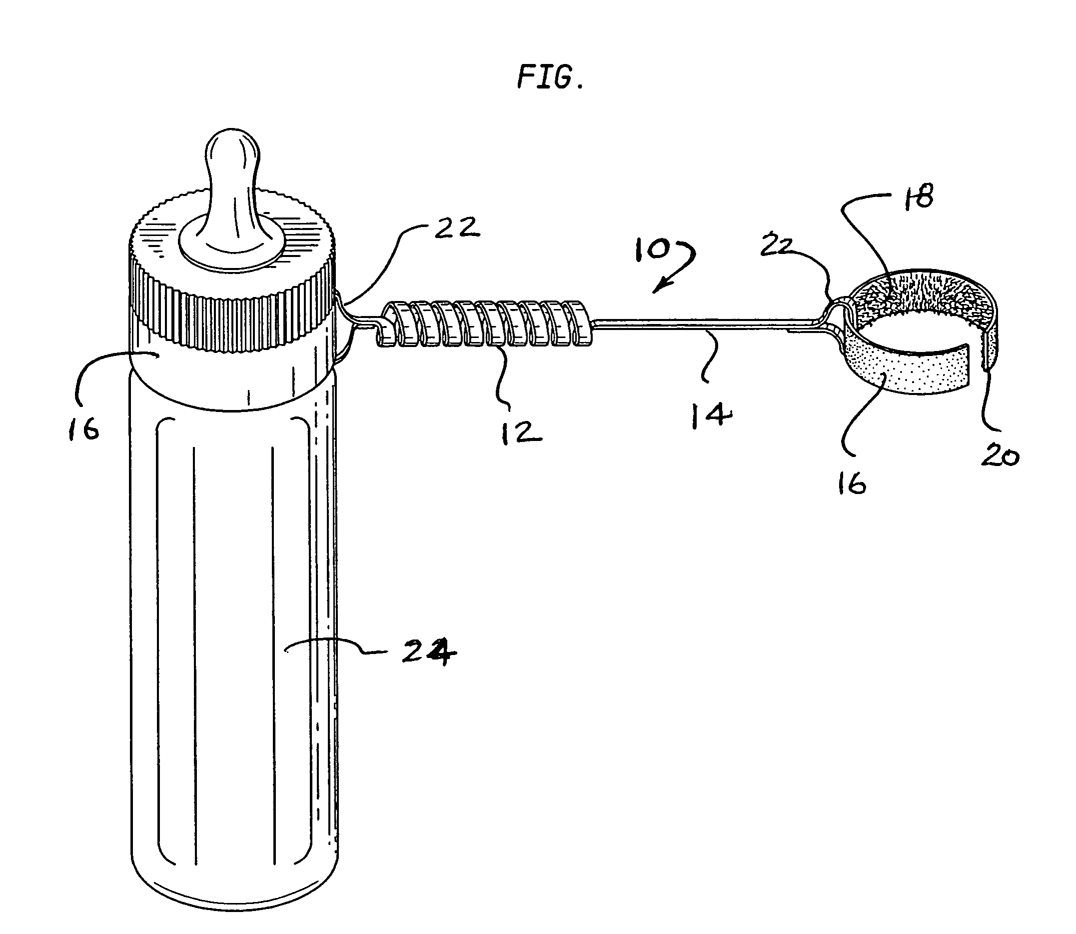 Baby bottle tether