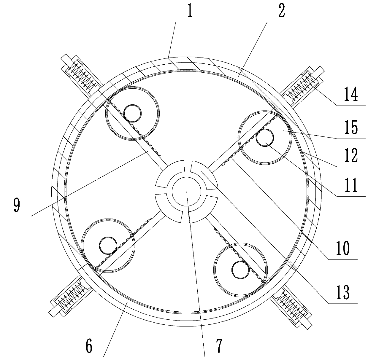 Wind- and wave-preventing alga seedling culture device