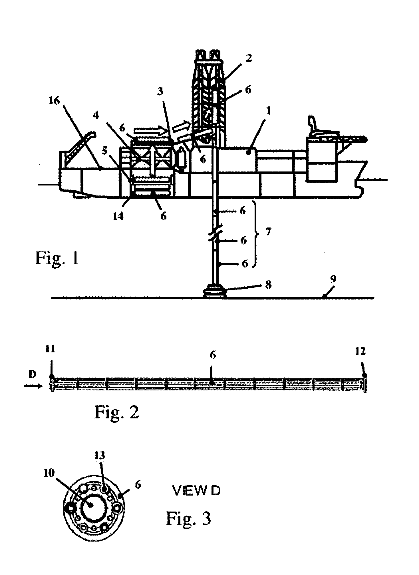 System for handling riser pipe