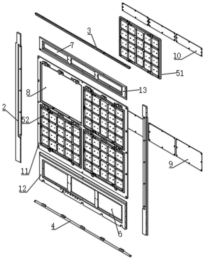 Substrate frame for ARC coating production line