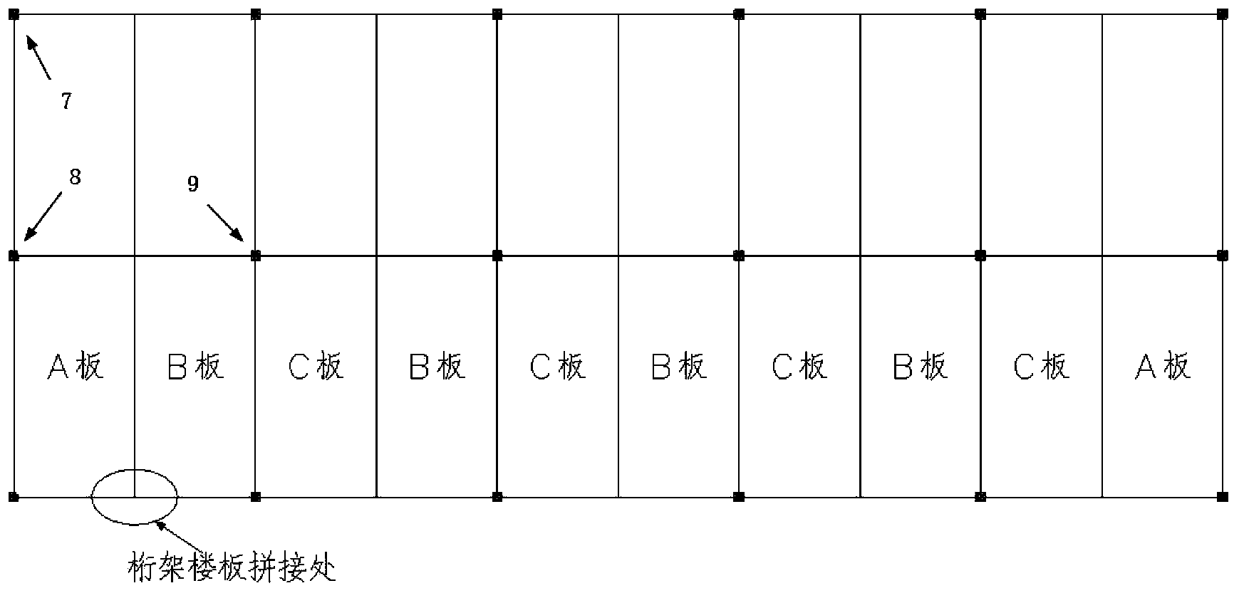 Assembly type multi-high-rise steel specially-shaped column frame and prestress eccentric supporting system