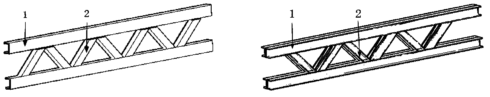 Assembly type multi-high-rise steel specially-shaped column frame and prestress eccentric supporting system