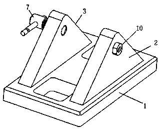 Clamp suitable for testing microhardness at different angles