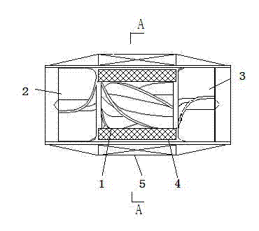 Low-blood-loss micro axial-flow type artificial heart