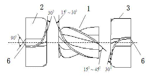 Low-blood-loss micro axial-flow type artificial heart