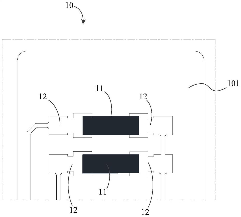 Pressure sensing module, touch control assembly, electronic equipment and touch control method