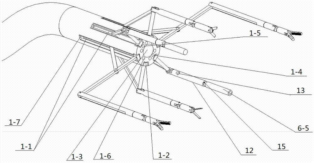 Robot operation platform for natural orifice transluminal endoscopic surgery